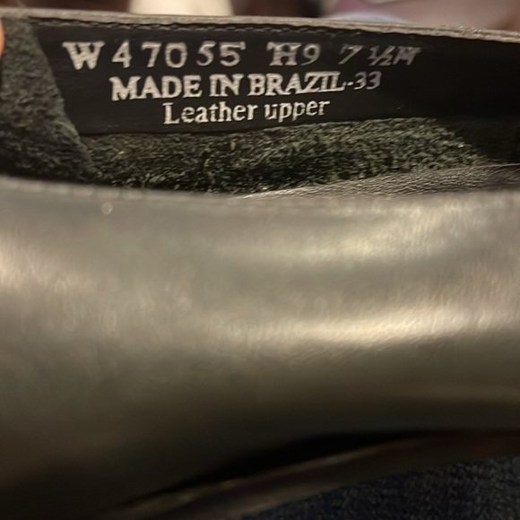 Rockport Leather Shoes Size 7.5 M black Slip On Loafers Comfort - Picture 7 of 9